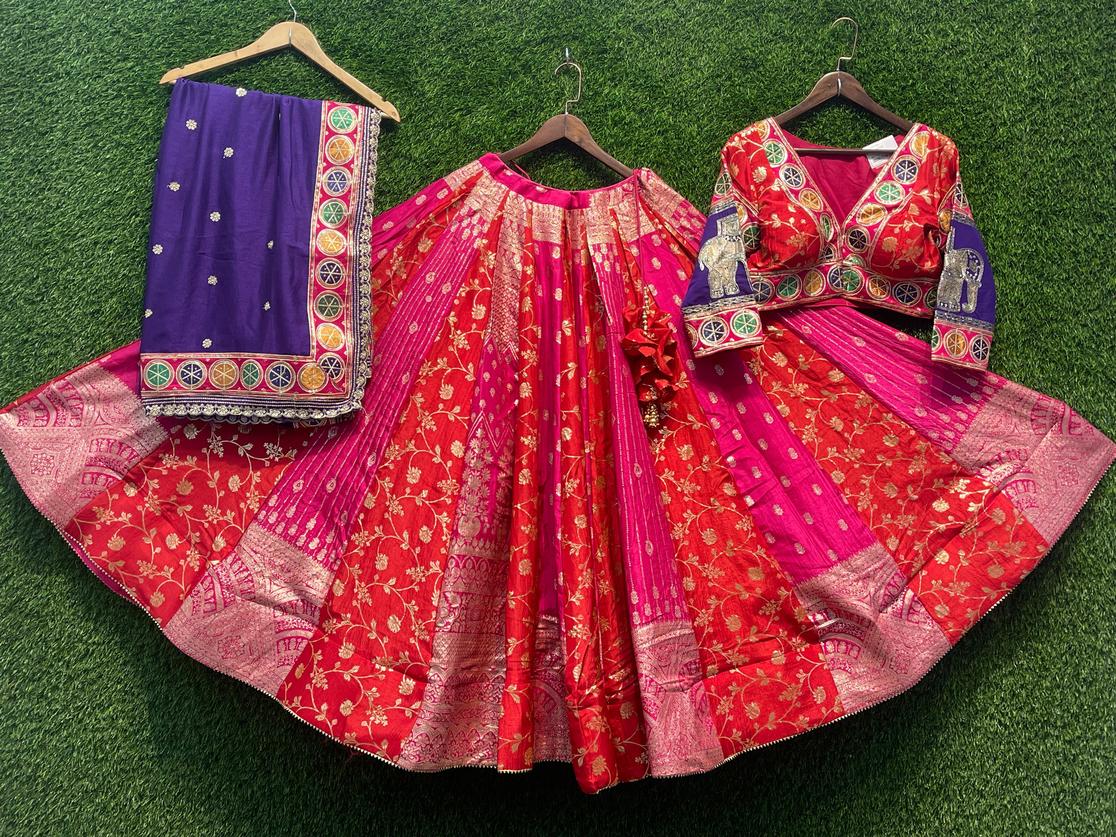 Silk Chaniya choli