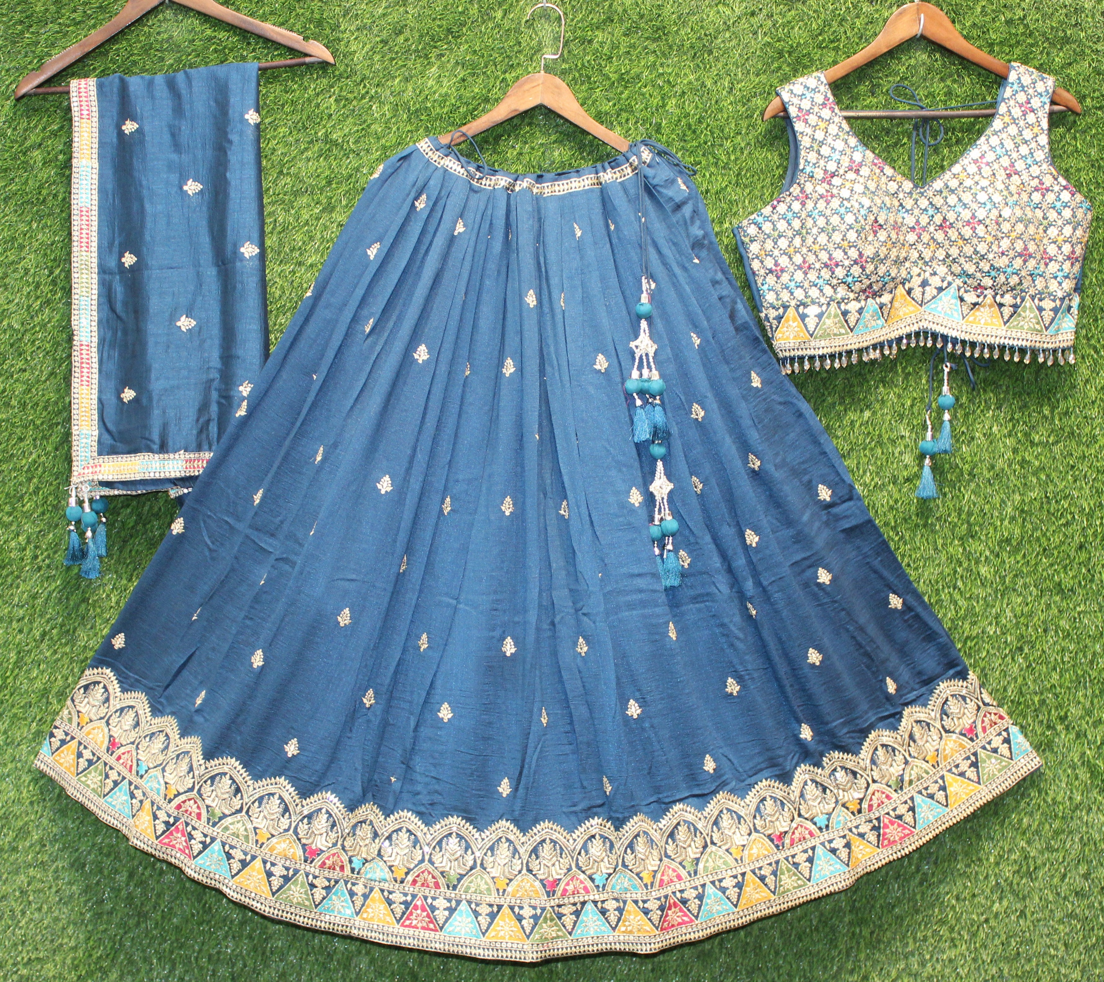 Silk Chaniya choli