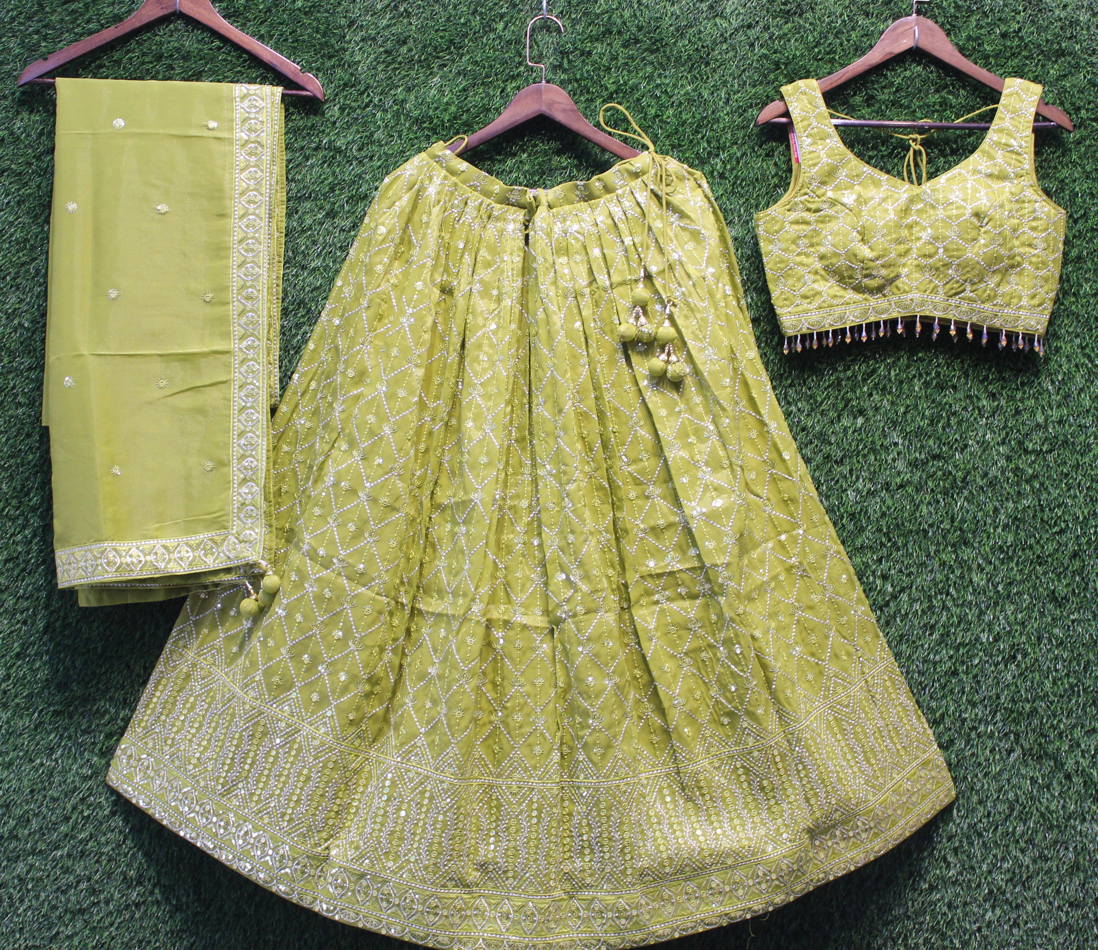 Silk Chaniya choli