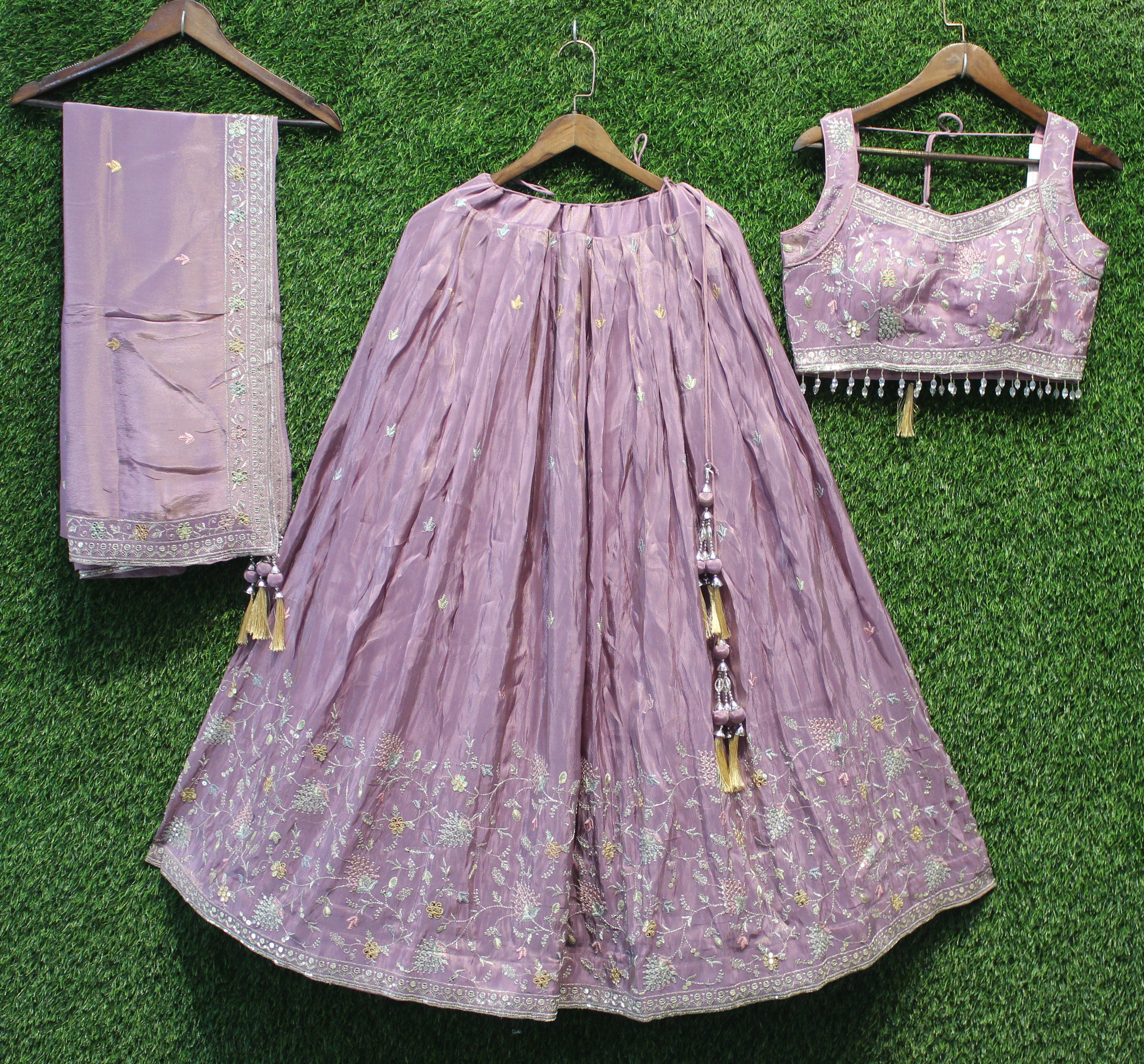 Silk Chaniya choli