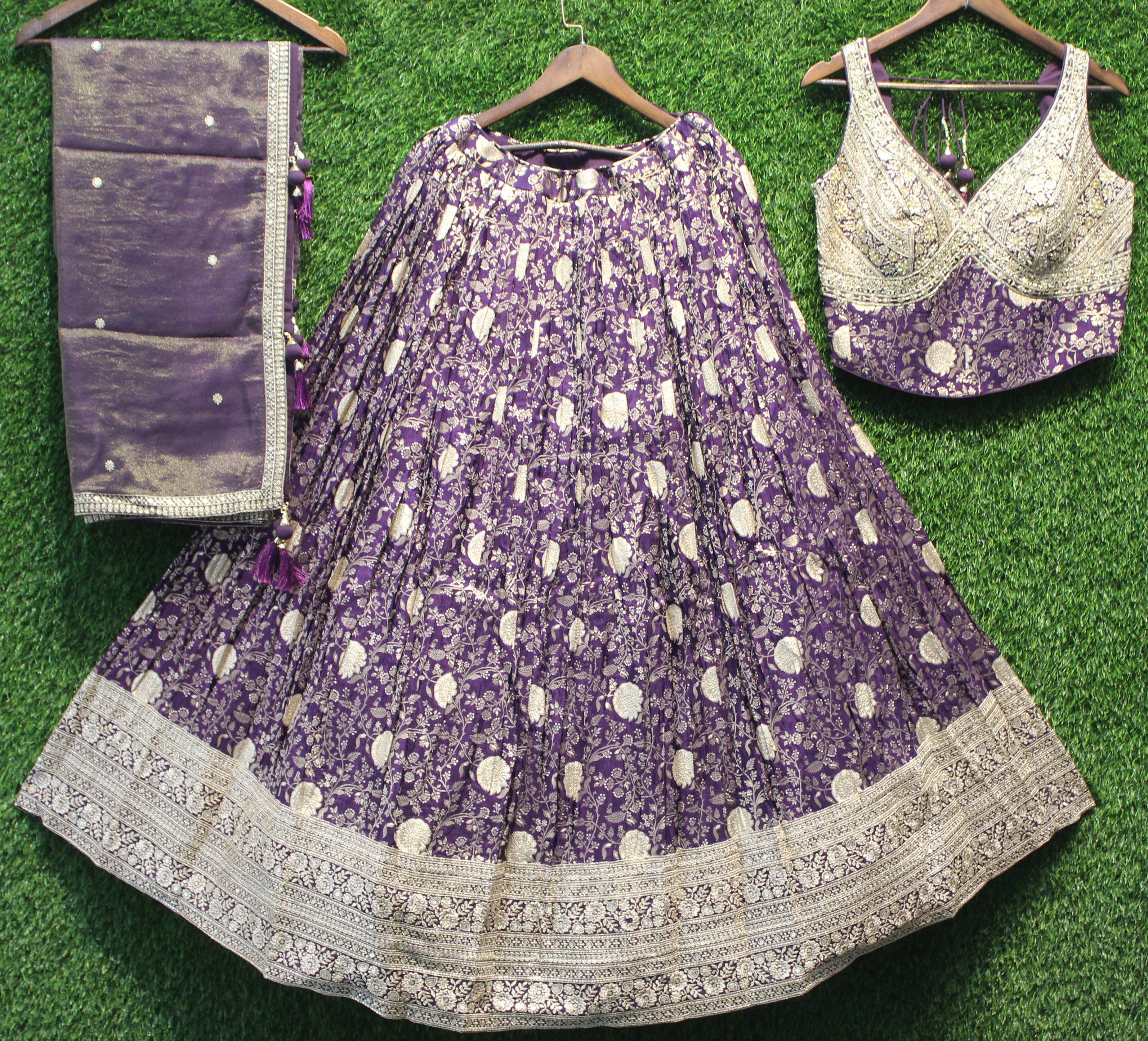 Silk Chaniya choli