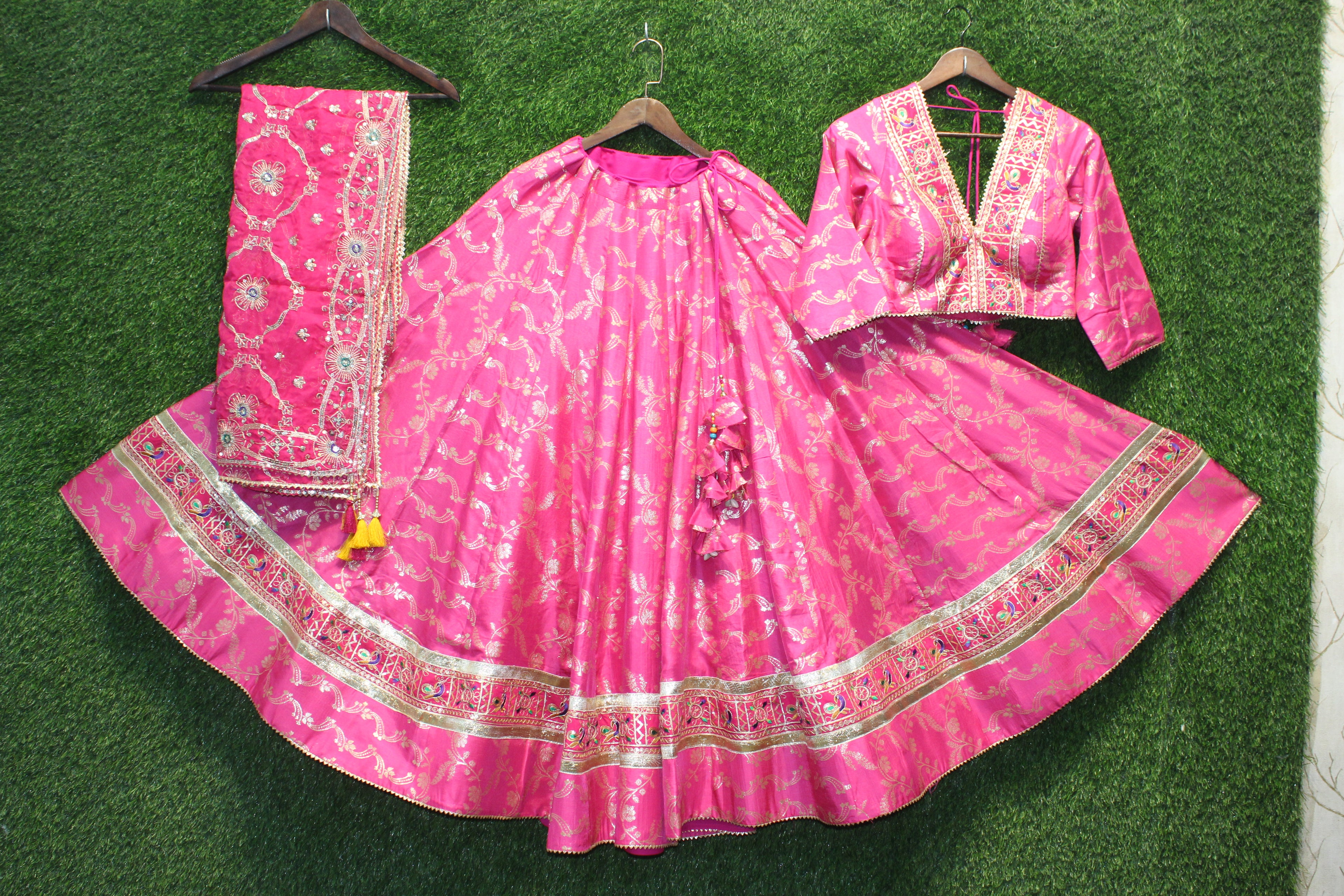 Silk Chaniya choli