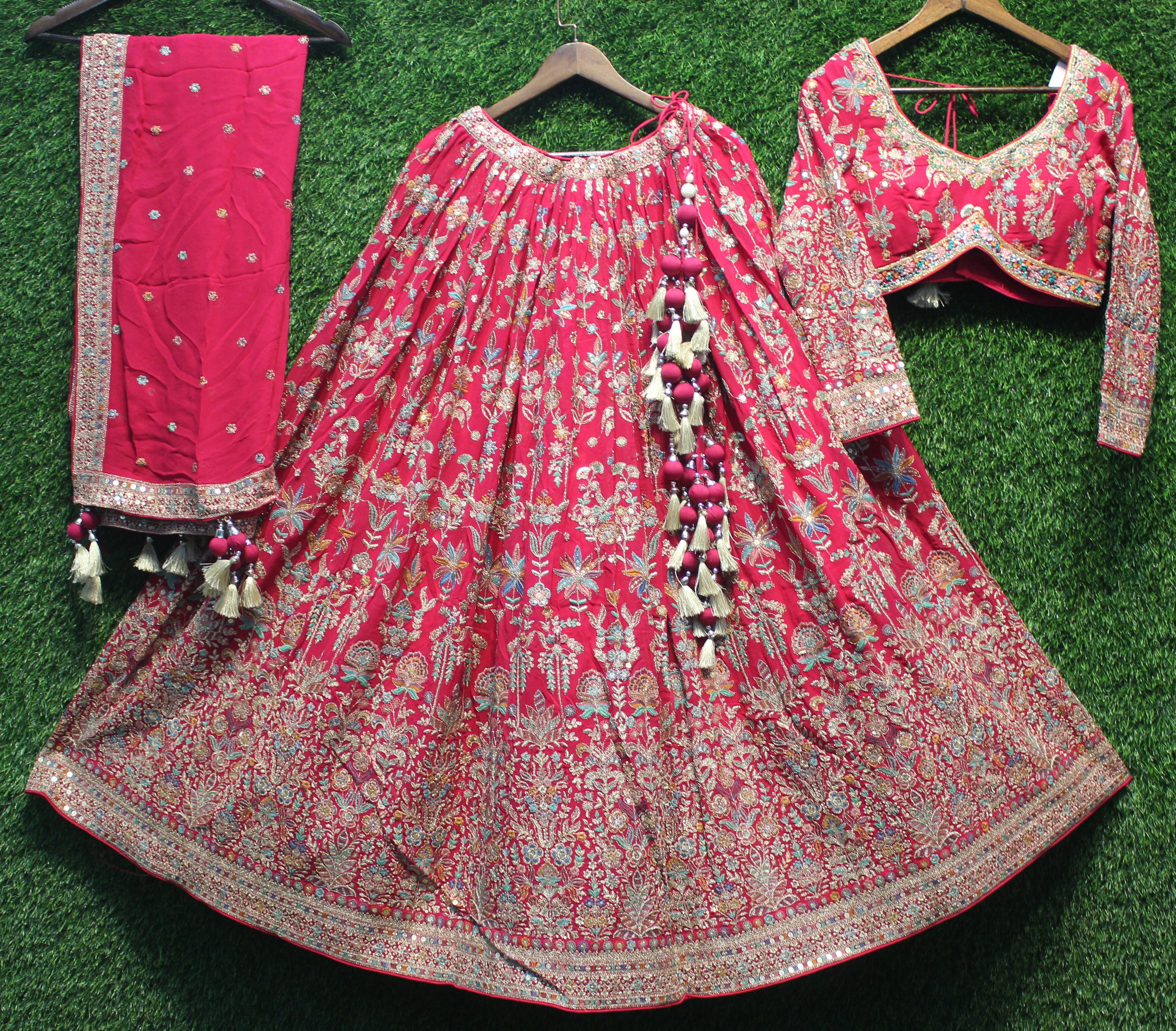 Silk Chaniya choli