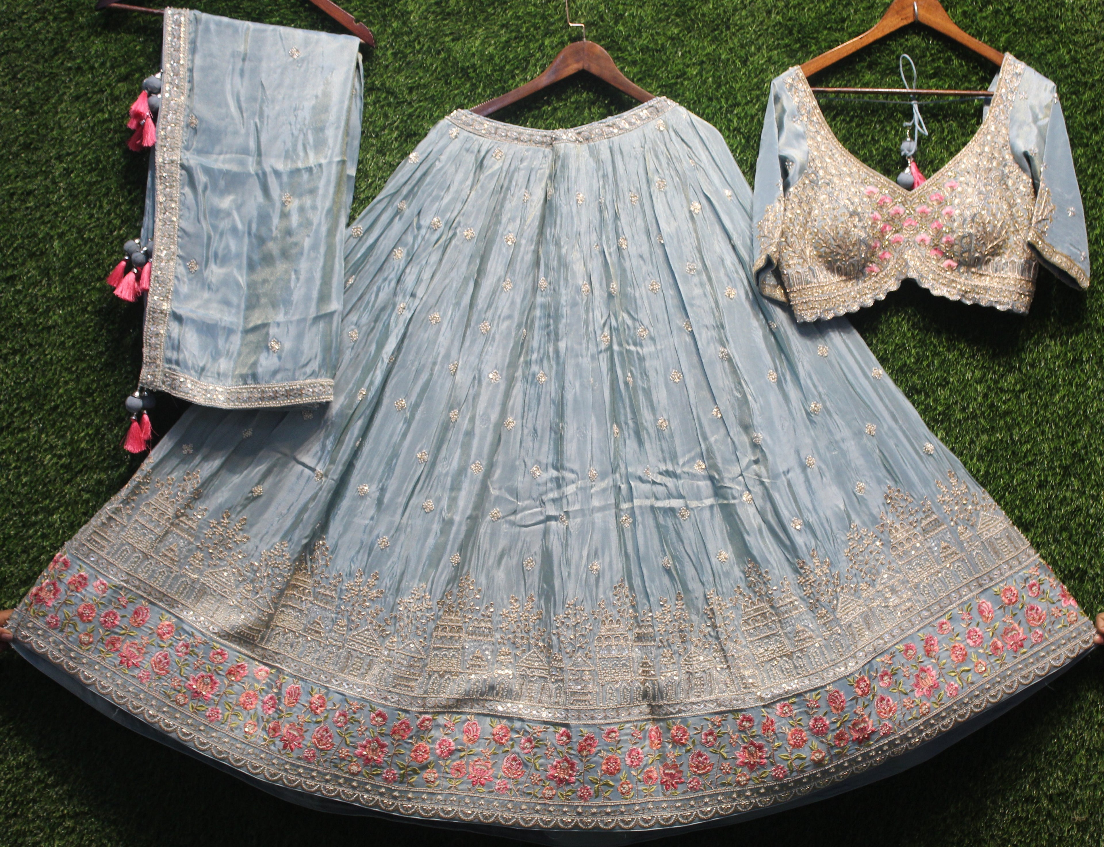 Silk Chaniya choli
