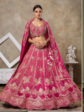 Heavy embroidered silk Lehenga Choli with designer dupatta