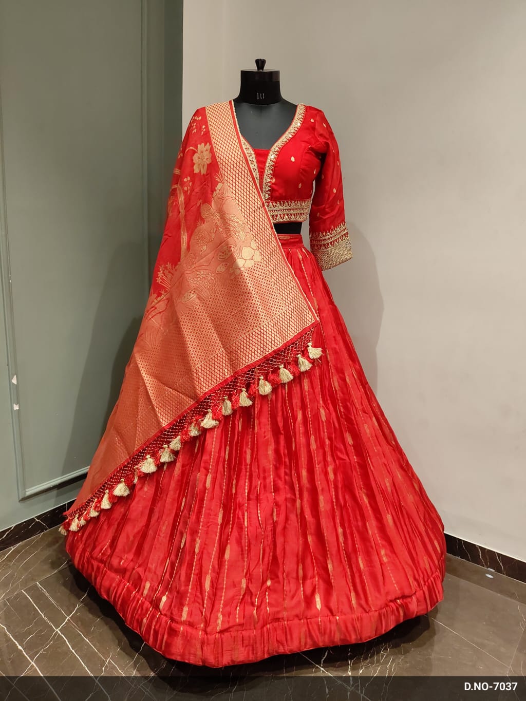 Premium Silk Zari Weaving Chaniya Choli with Designer Dupatta