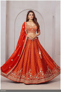 Designer wedding Chaniya Choli with heavy embroidery and dupatta