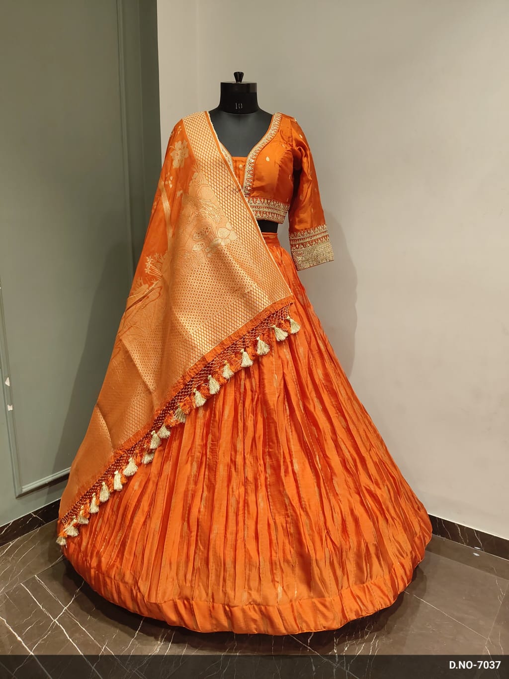 Premium Silk Zari Weaving Chaniya Choli with Designer Dupatta