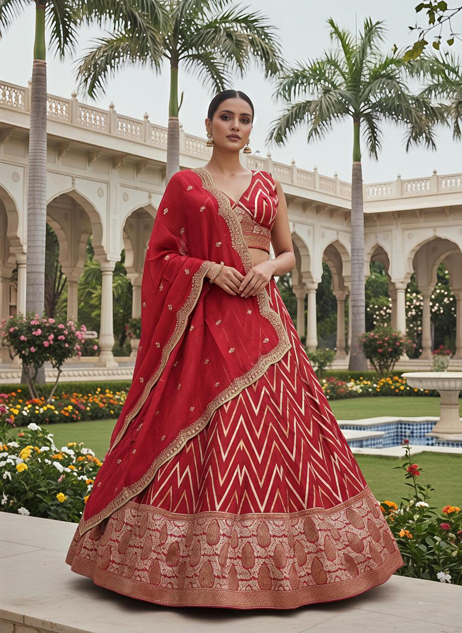 Lehenga Choli with Dupatta – Wedding & Festive Wear