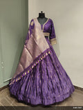 Premium silk Chaniya Choli with zari weaving and designer dupatta