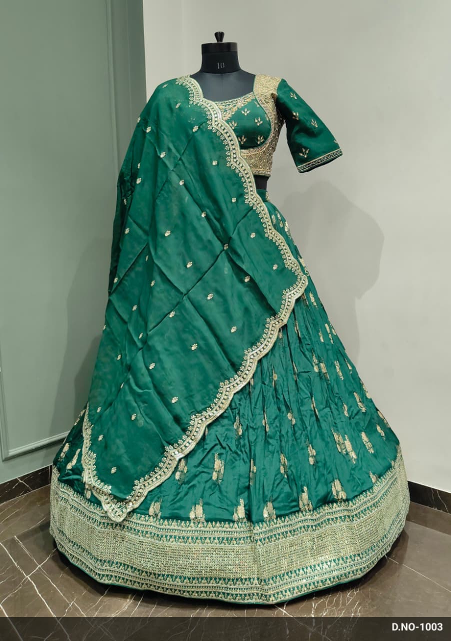Premium Silk Zari Weaving Chaniya Choli with Designer Dupatta for Wedding & Navratri