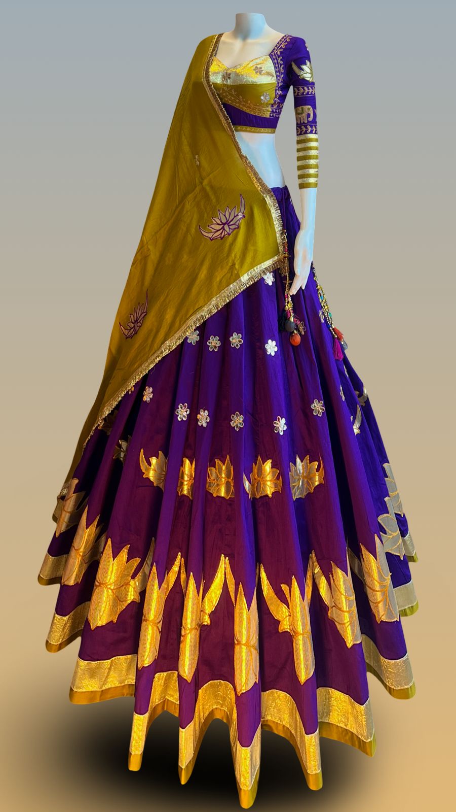 Lotus Design Premium Chaniya Choli Collection (Multiple Color Options)