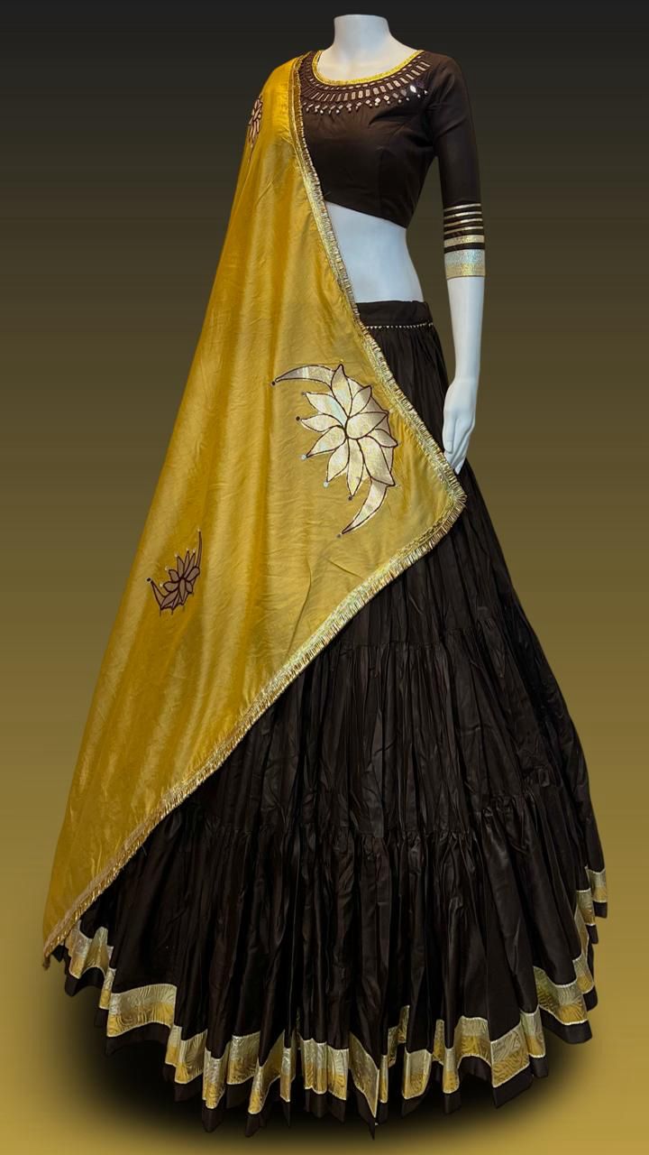 Elegant Mirror Work Chaniya Choli with Dupatta (Multi Color Collection)