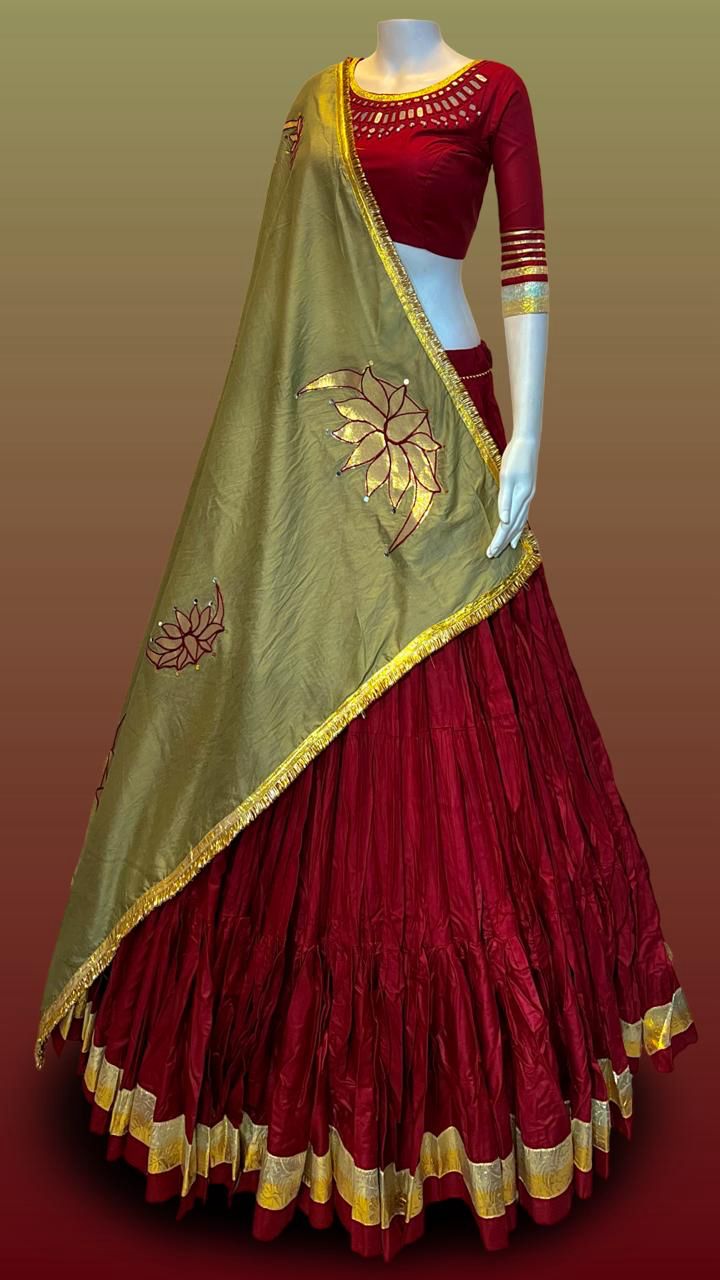 Elegant Mirror Work Chaniya Choli with Dupatta (Multi Color Collection)