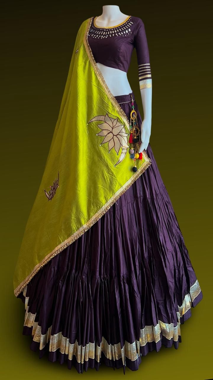 Elegant Mirror Work Chaniya Choli with Dupatta (Multi Color Collection)