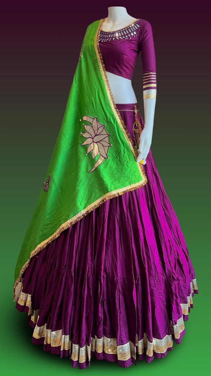 Elegant Mirror Work Chaniya Choli with Dupatta (Multi Color Collection)