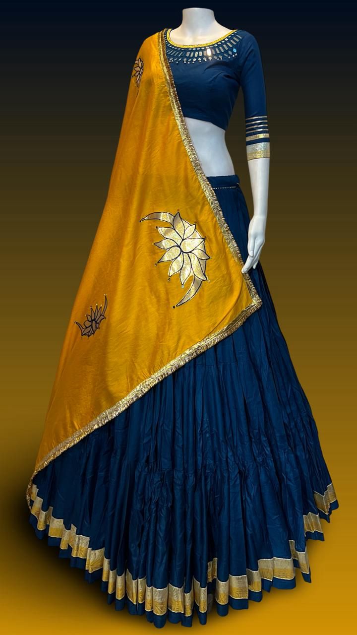 Elegant Mirror Work Chaniya Choli with Dupatta (Multi Color Collection)