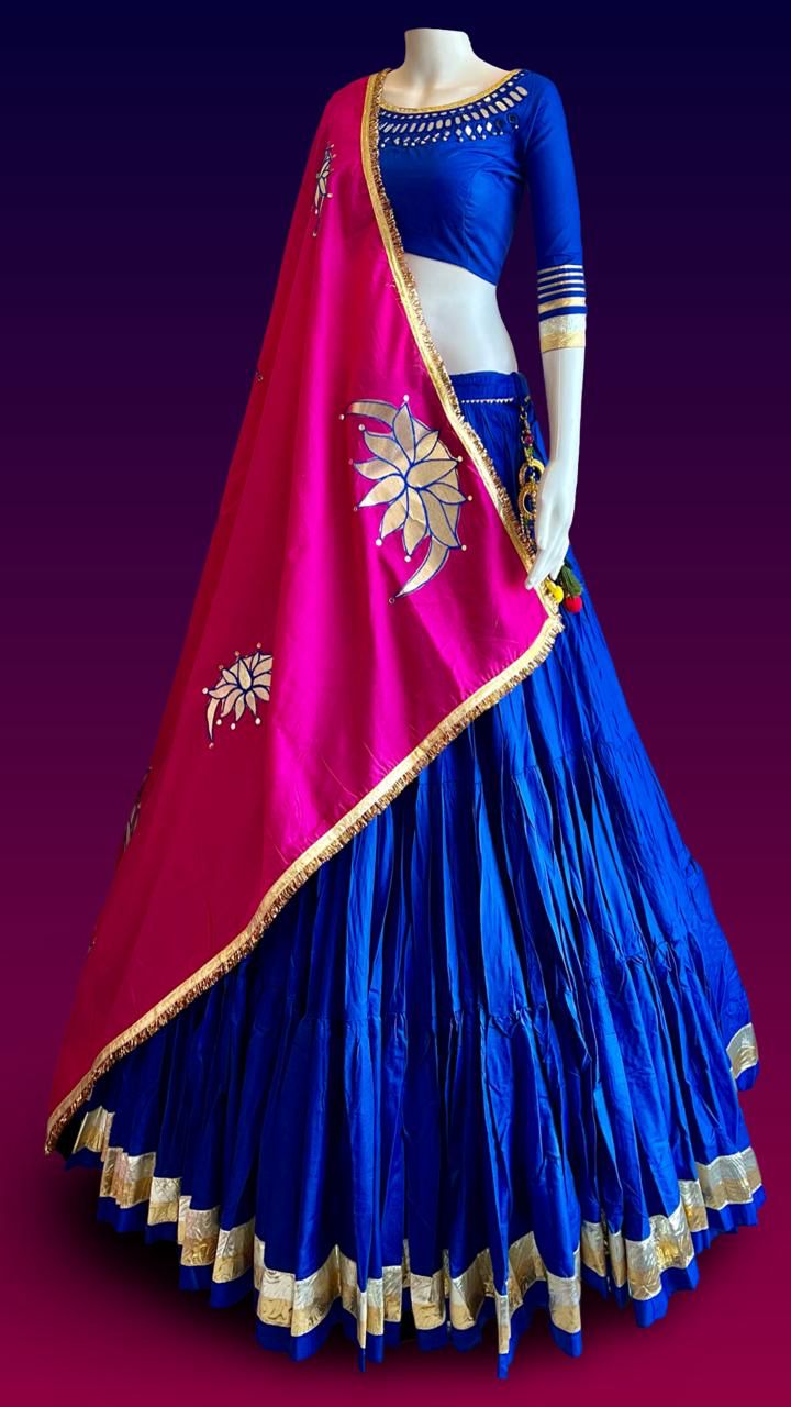 Elegant Mirror Work Chaniya Choli with Dupatta (Multi Color Collection)
