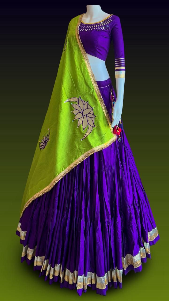 Elegant Mirror Work Chaniya Choli with Dupatta (Multi Color Collection)